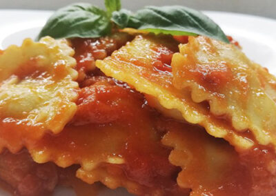 Tortelli di zucca al pomodoro di Piadena