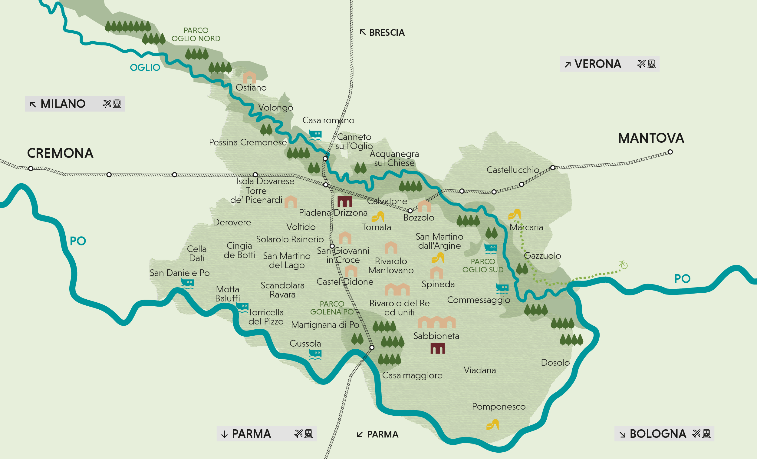 Mappa-Itinerari-OglioPo Mappa-Itinerari-OglioPo
